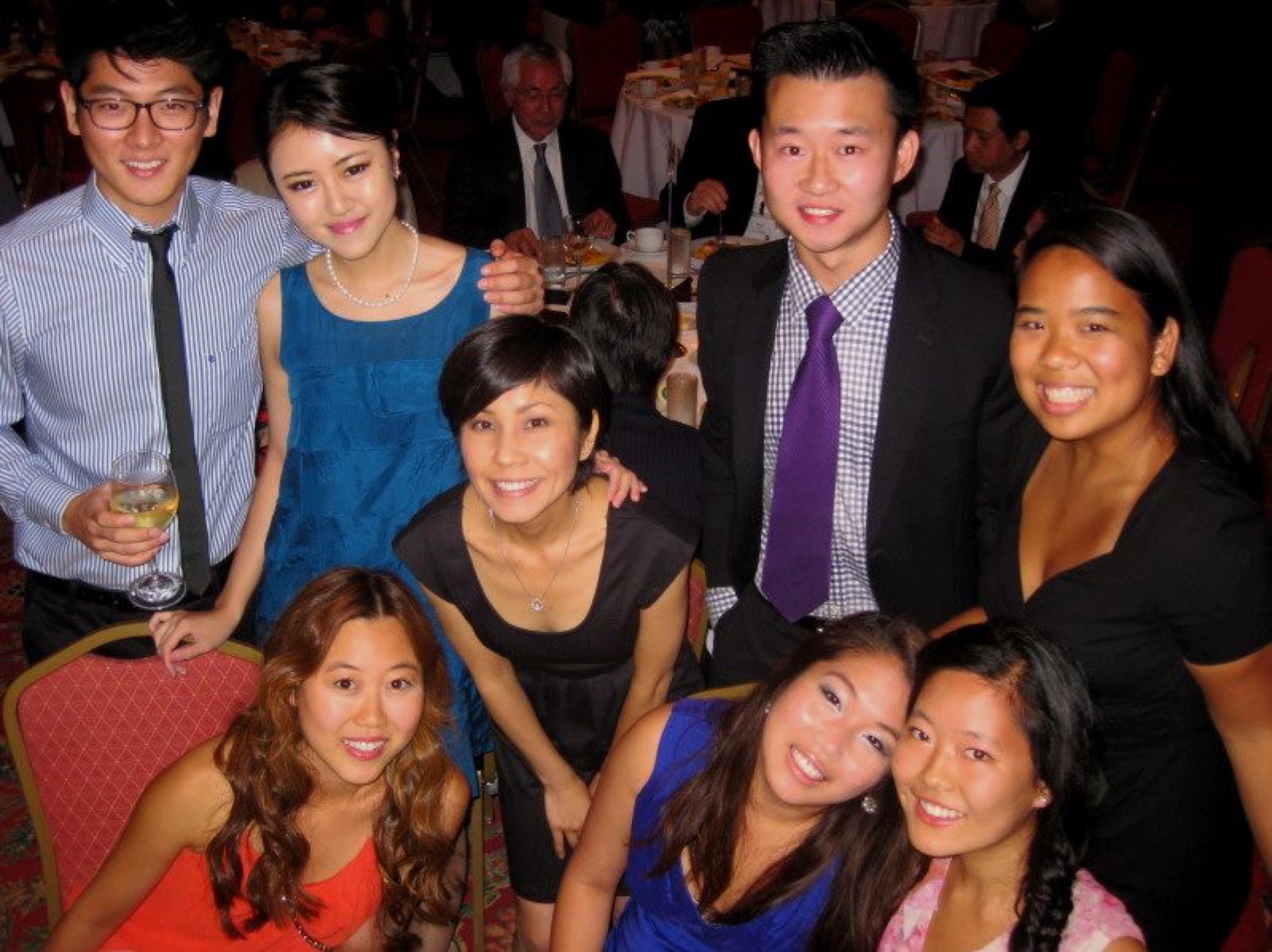 Frank Bi with AAJA members and friends