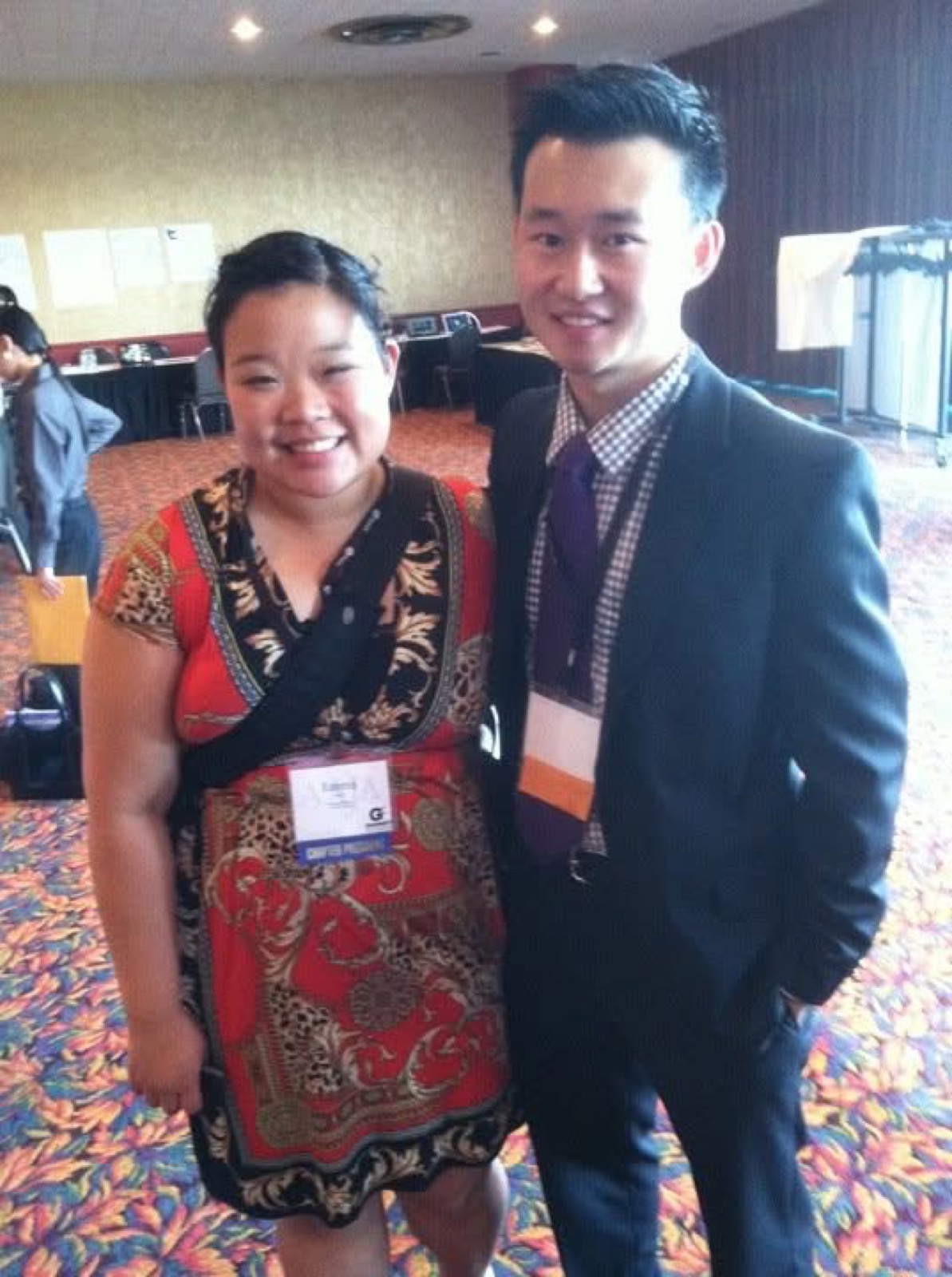 Frank Bi with AAJA members and friends