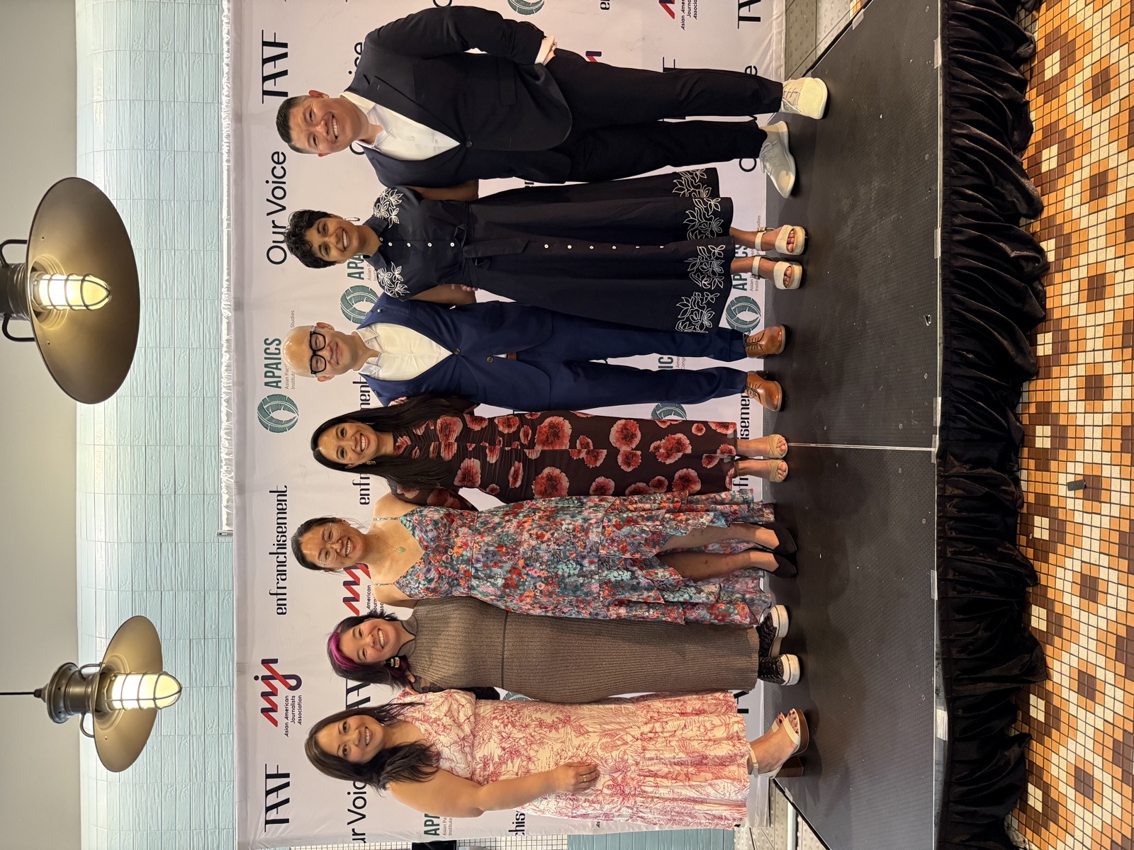 Frank Bi with AAJA members and friends